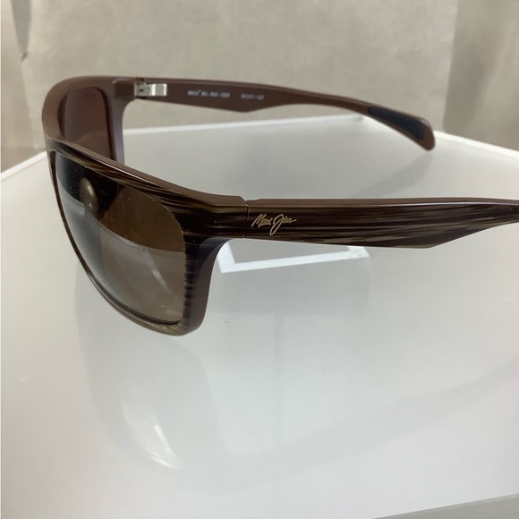 Maui Jim Makoa MJ 804-25W Wrap Brown Polarized Sunglass Frames Only Brown 59mm - Picture 6 of 16
